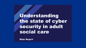 Cybersecurity in adult social care