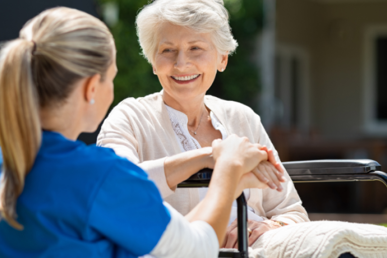 Time outdoors caring
